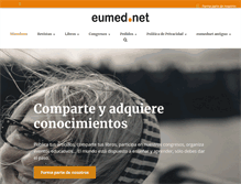 Tablet Screenshot of eumed.net